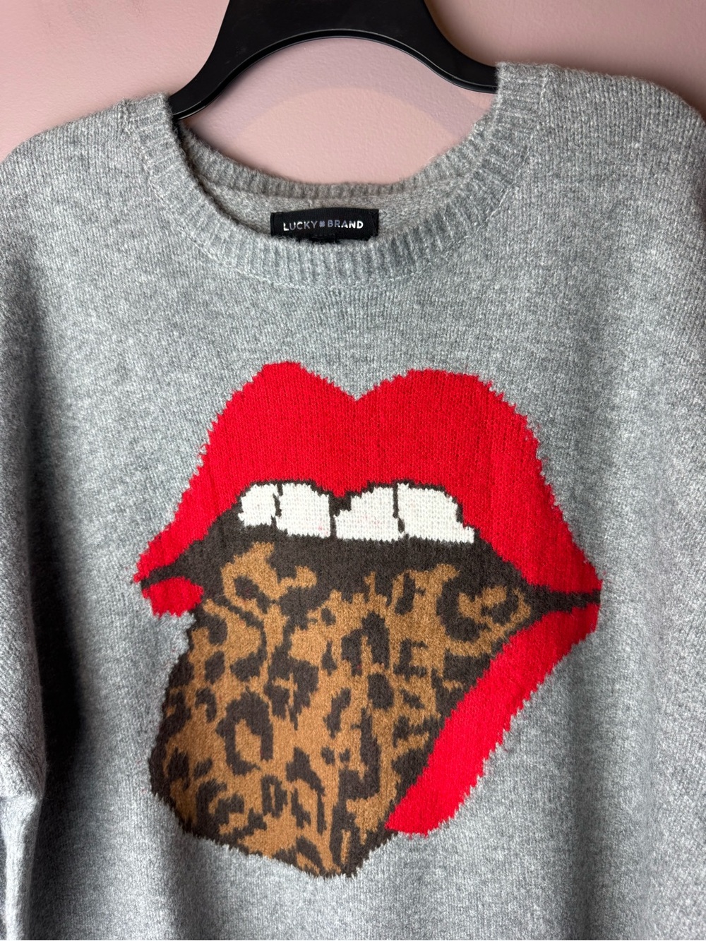 Lucky Brand Women's Rolling Stones Crewneck Sweater - Picture 5 of 12